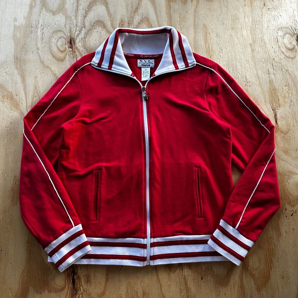 NYL Red Stretch Track Jacket Medium